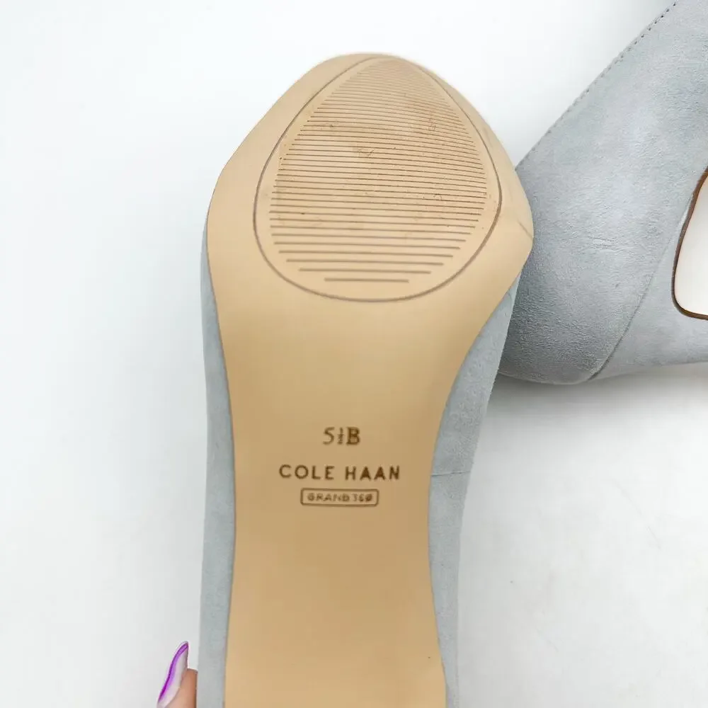 Cole Haan Womens Gabbie Pumps Size 5.5 Light Grey Blue NWOB